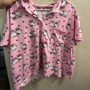 Hello kitty & Dear Daniel Pajama Shirt